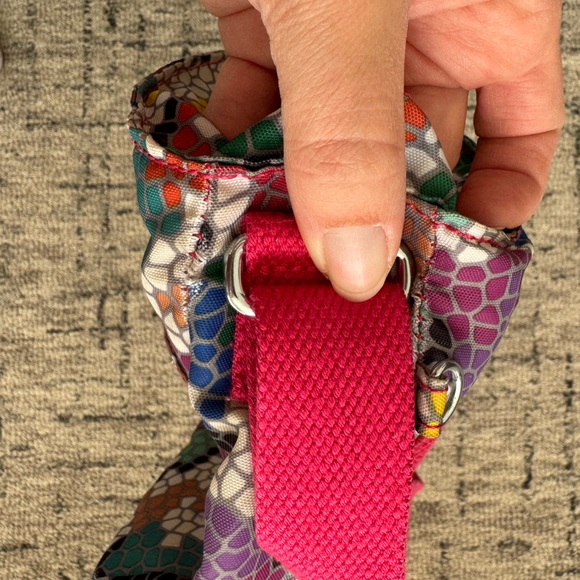 Kipling Alvar Crossbody Messenger Shoulder Bag mosaic multi - Picture 6 of 7